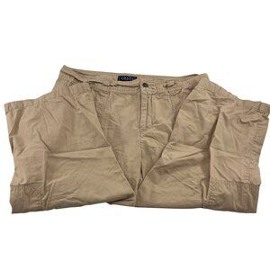 Chaps Women's Capri Pants size 8 Khaki Straight Lightweight